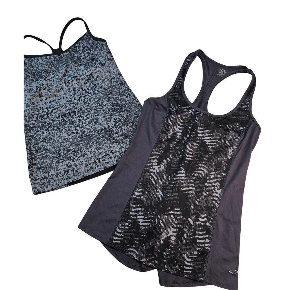 Champion active tank top summer lot of 2 size small one duo grey running yoga